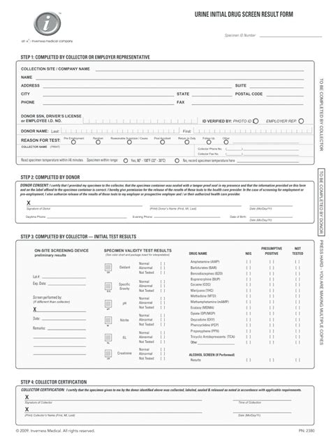 10 panel drug test results form|10 Panel Drug Test .